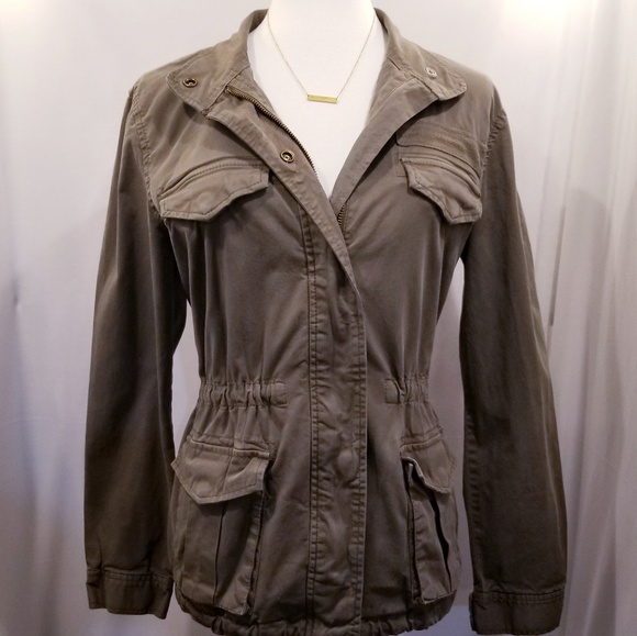 HINGE Utility Jacket Navy Green Vintage Expedition - Picture 4 of 8